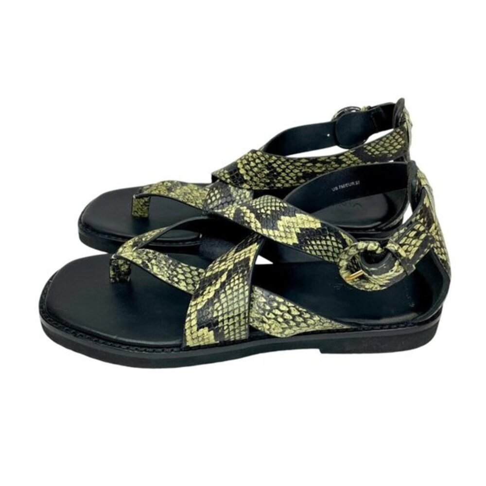 NEW VINCE Morris Boho Chic Leather Strappy Sandals US 7 M EUR 37 Retail $250